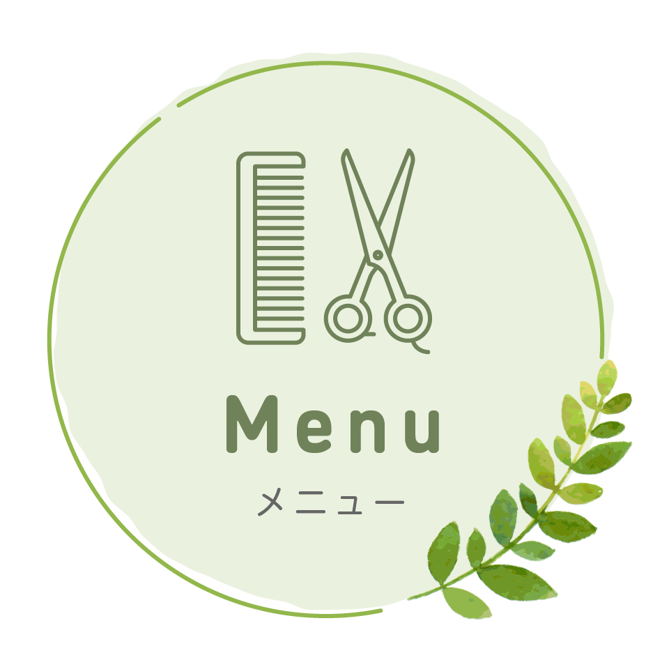 hair parks(ヘアー パークス)兵庫県三田市のメニュー